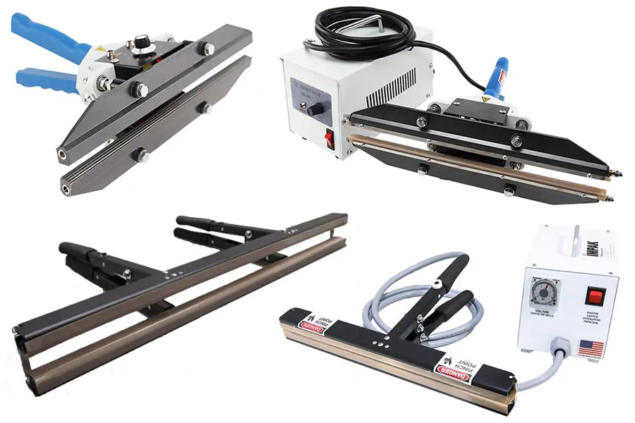 family of t-clamp style heat sealers