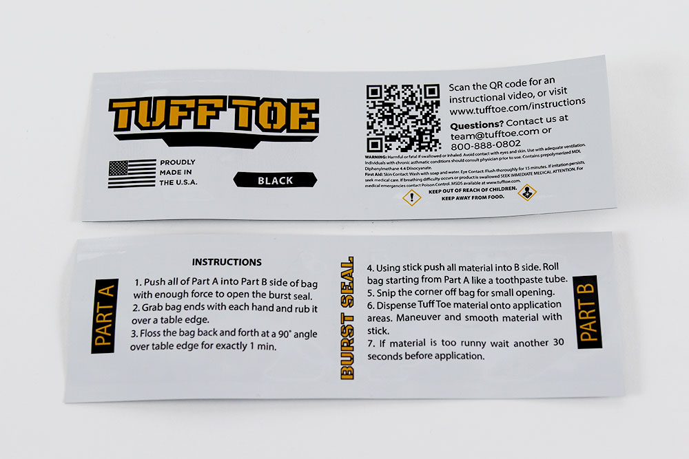 tuff toe burst pouch