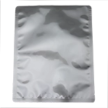 Silver 3-Side Seal retort ready pouch with rounded corners