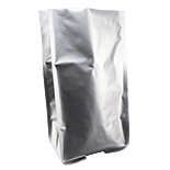 silver side gusset pouch