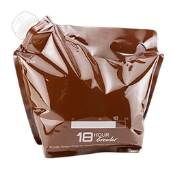 12.75" x 10.625" x 6" OD Custom Print SpoutPAK™ with 33mm Reclosable Cap and Handle - FTSSP1G18HG