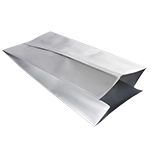 silver side gusset pouch