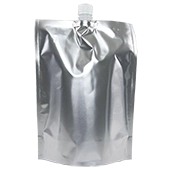 9" x 12" x 4" OD Silver SpoutPAK™ with 22mm ID Fitment - CSP0912BG04