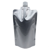 6.25" x 10.5" x 3.625" OD Silver SpoutPAK™ with 22mm Fitment - FTSSP1000CSISL22M