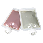 4" x 6" OD Transparent-White SpoutPAK™ - SP0406DTZLC