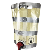 8.625" x 11.375" x 6" OD Custom Printed SpoutPAK™ with Spigot - SP15LBP