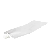 3" x 6" OD Silver SpoutPAK™ with 6mm Reclosable Cap - SP20MLVF43B