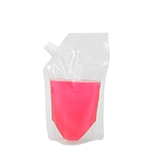 4.75" x 8.0" x 1.5" OD Clear SpoutPAK™ with 9.6mm ID Fitment - SP250PM5.5RC