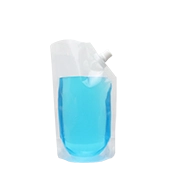 5.5" x 9" x 3" OD Clear SpoutPAK™ with 9.6mm ID Fitment - SP500GPM5.5RC