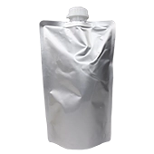 7.375" x 12" x 4" OD Silver SpoutPAK™ with 33mm Fitment - FTSSP2LCSISL