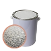 5 lb cans filled with 2 - 5 mm narrow pore white silica gel beads