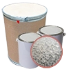 carboard drum filled with 55lbs of white silica gel beads
