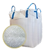 850 kg FIBC filled with 0.5 - 1.5 mm non-indicating white silica gel beads