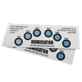 six dot humidity indicator card