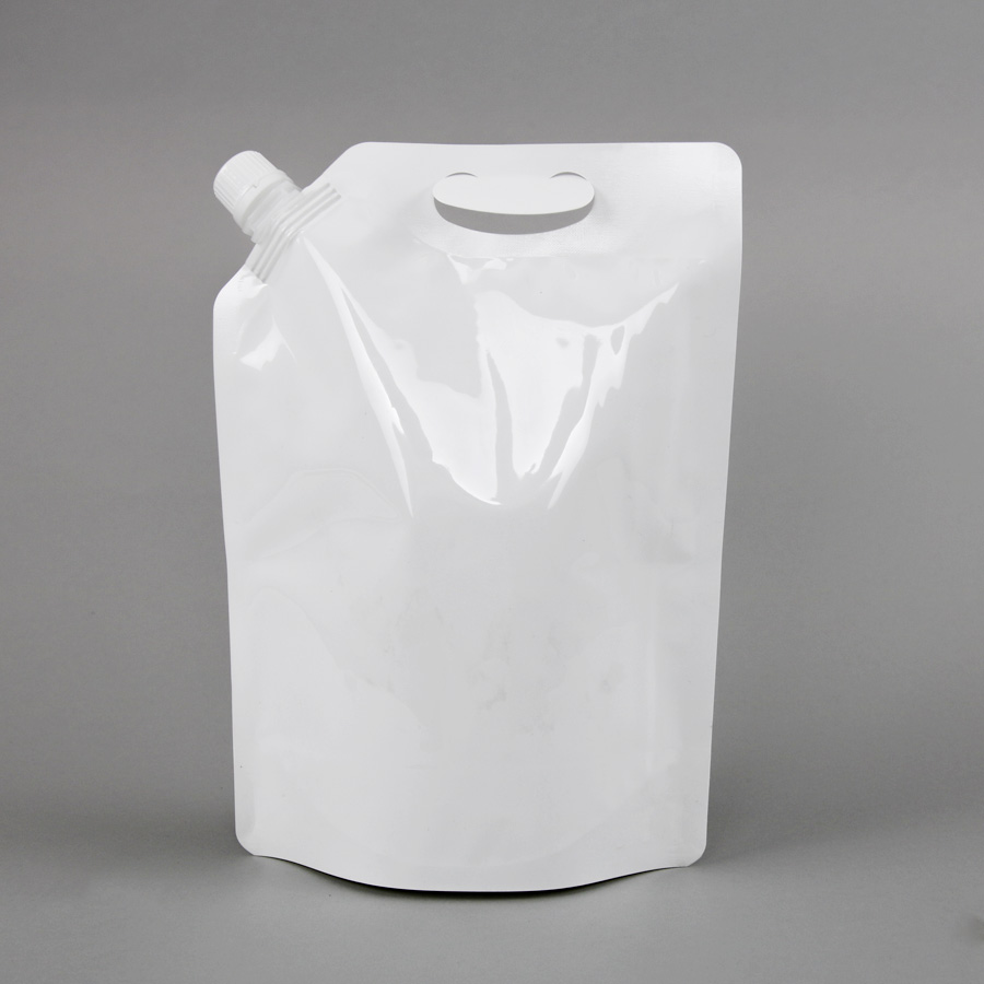 8" x 11" x 3.5" OD BriteWite™ SpoutPAK™ with 16.2mm Fitment - FTS15LBWH