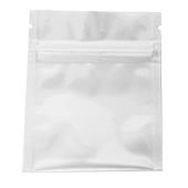 3.4" x 4" silver Mini zipseal Pouch - 034FSDOZE04FTN