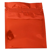 3.4" x 4" orange Mini zipseal Pouch - 30MO03404FOZETN
