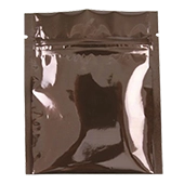 3.4" x 4" brown Mini zipseal Pouch - 30MP476C03404OZE