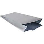 silver side gusset pouch