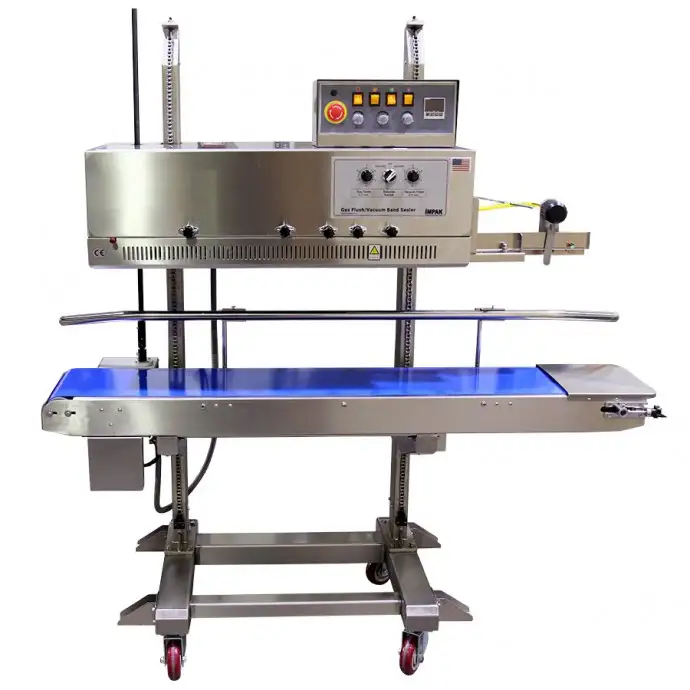 Large Stainless Steel Vertical Band Sealer