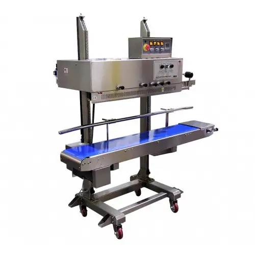 Large Stainless Steel Vertical Band Sealer
