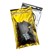 clear and silver vista pouch