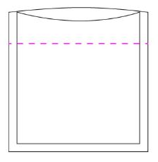 Open Zipper End - Fill Through Top