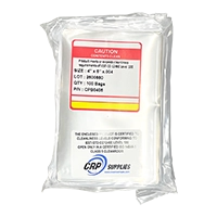 4 x 6 ID ISO Manufactured Sterile Cleanroom Ready Flat Open Top Bag - CPB0406