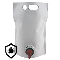 6.125 x 11.75 gamma sterilized silver open zipper end zipseal pouch - STSP15LBPMW