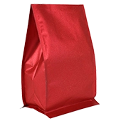 4" x 6.41" x 2.5" Red Shimmerflex Mylar Foil Pouch - 8SS04B025SG0641 OD Red Shimmerflex Mylar Foil Pouch