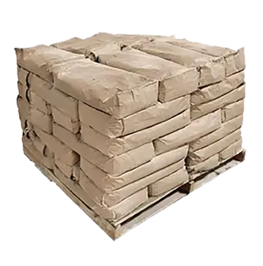 pallet full of large kraft bags
