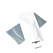 White Peelable Pouch with Chevron seal