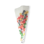 cone shaped bags for popcorn, candy and small items