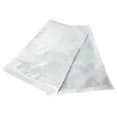 white/clear 100% HDPE breathable Peel Pouch with Chevron seal