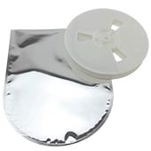 Silver Semi-Circle Anti-Static Pouch