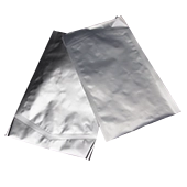 White Peelable Pouch with Chevron seal