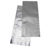 silver Peelable Pouch with Chevron seal