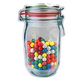 small mason jar stand up pouch