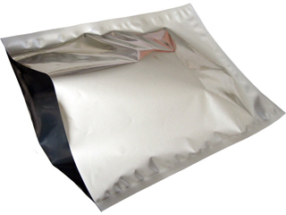 1 gallon shiny silver mylar bag