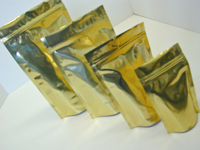 Gold Standup Pouches