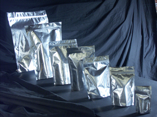 Silver Standup Pouches