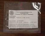 Legal documents sealed in clear vacuum seal pouch